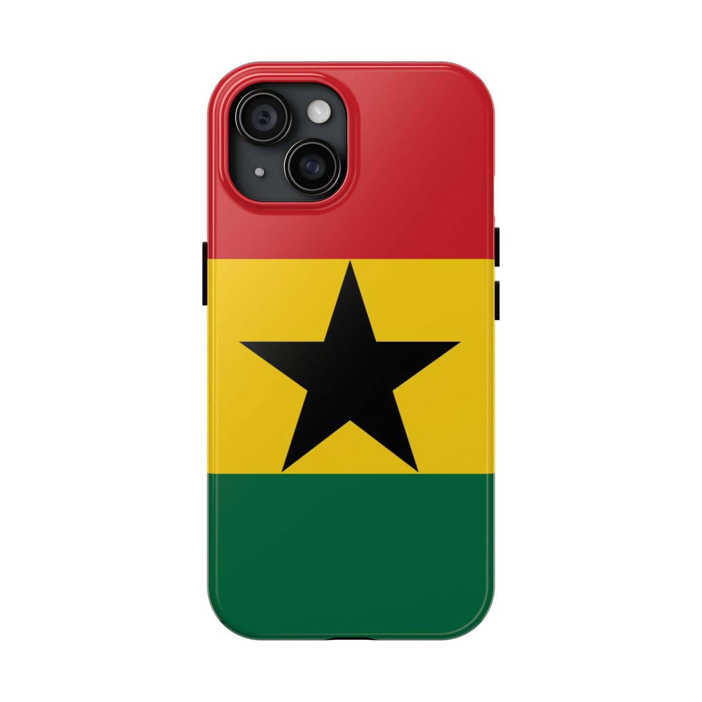 Ghana Flag Tough Phone Case - Durable Protection for Proud Ghanaians