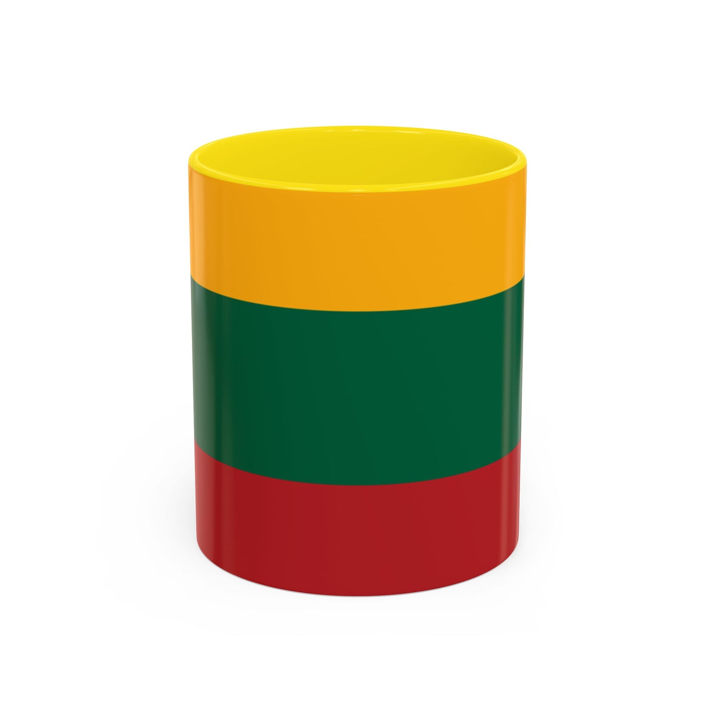 Lithuanian Flag Coffee Mug - 11oz & 15oz Accent Mugs