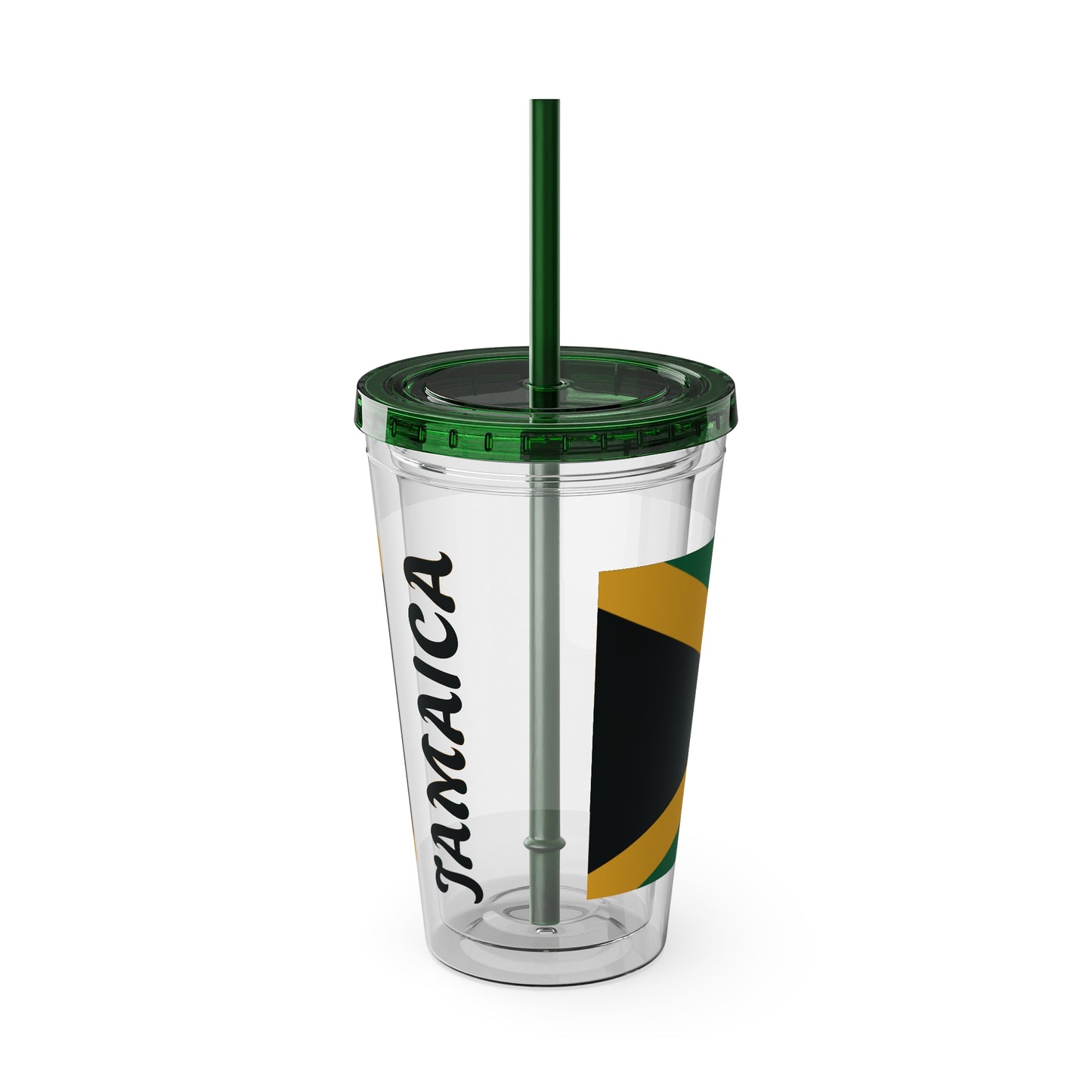 Jamaica Sunsplash Tumbler with Straw, 16oz