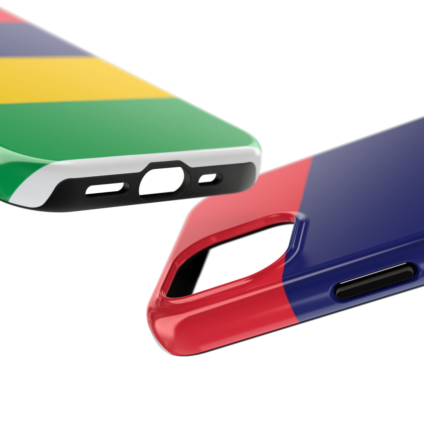 Vibrant Mauritius Flag Tough Phone Case - Stylish & Protective for All Occasions