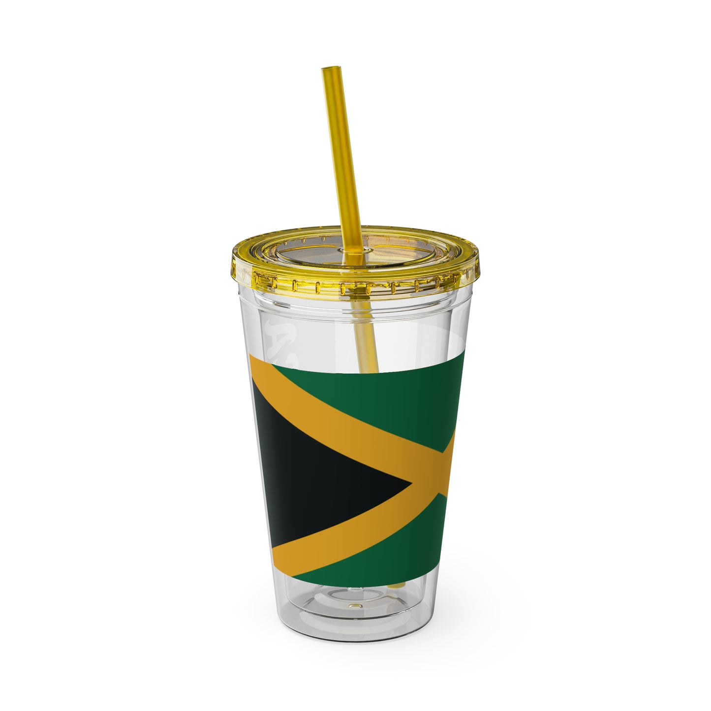 Jamaica Sunsplash Tumbler with Straw, 16oz