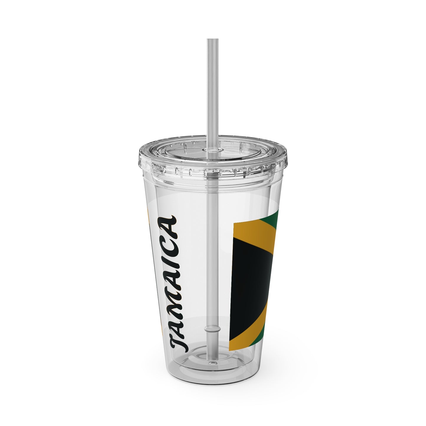 Jamaica Sunsplash Tumbler with Straw, 16oz