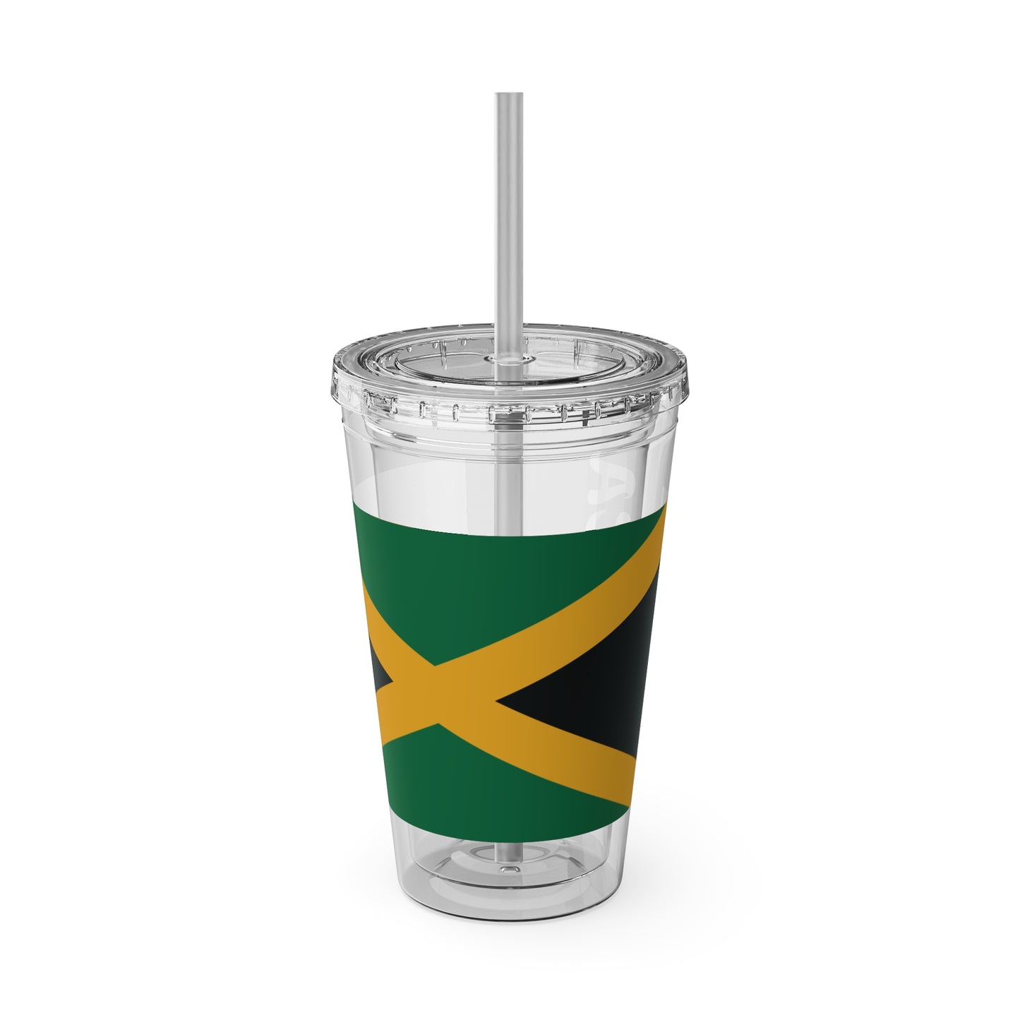 Jamaica Sunsplash Tumbler with Straw, 16oz