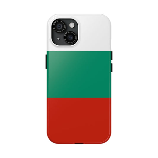 Stylish Tough Phone Case - Bulgaria Flag Design