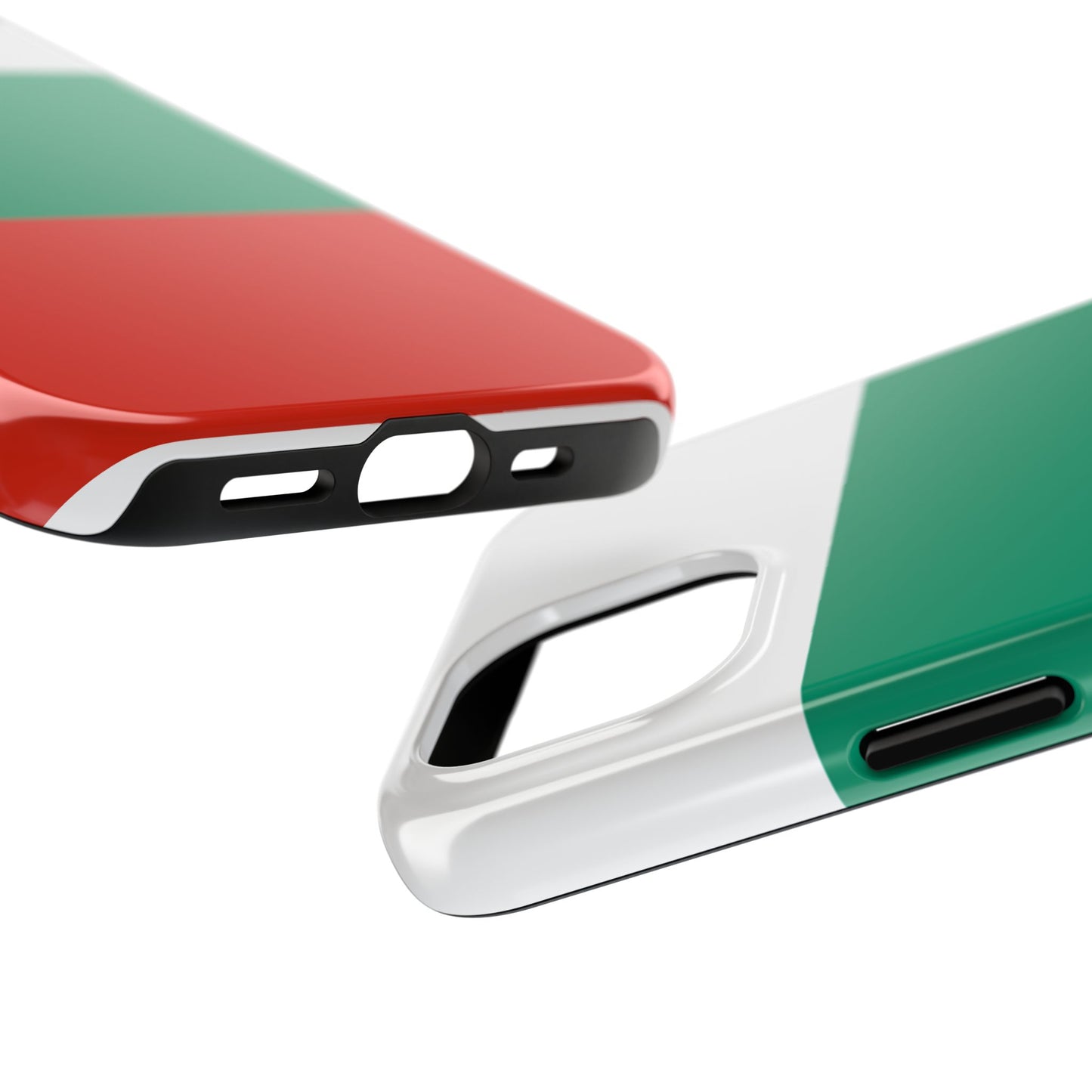 Stylish Tough Phone Case - Bulgaria Flag Design