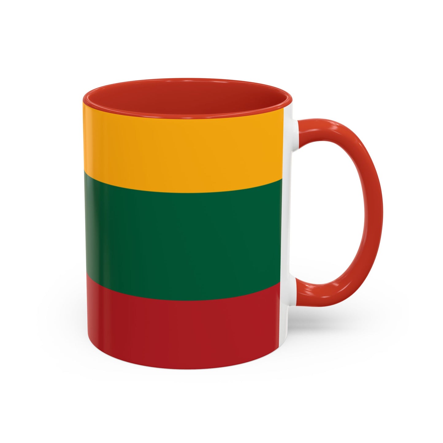 Lithuanian Flag Coffee Mug - 11oz & 15oz Accent Mugs