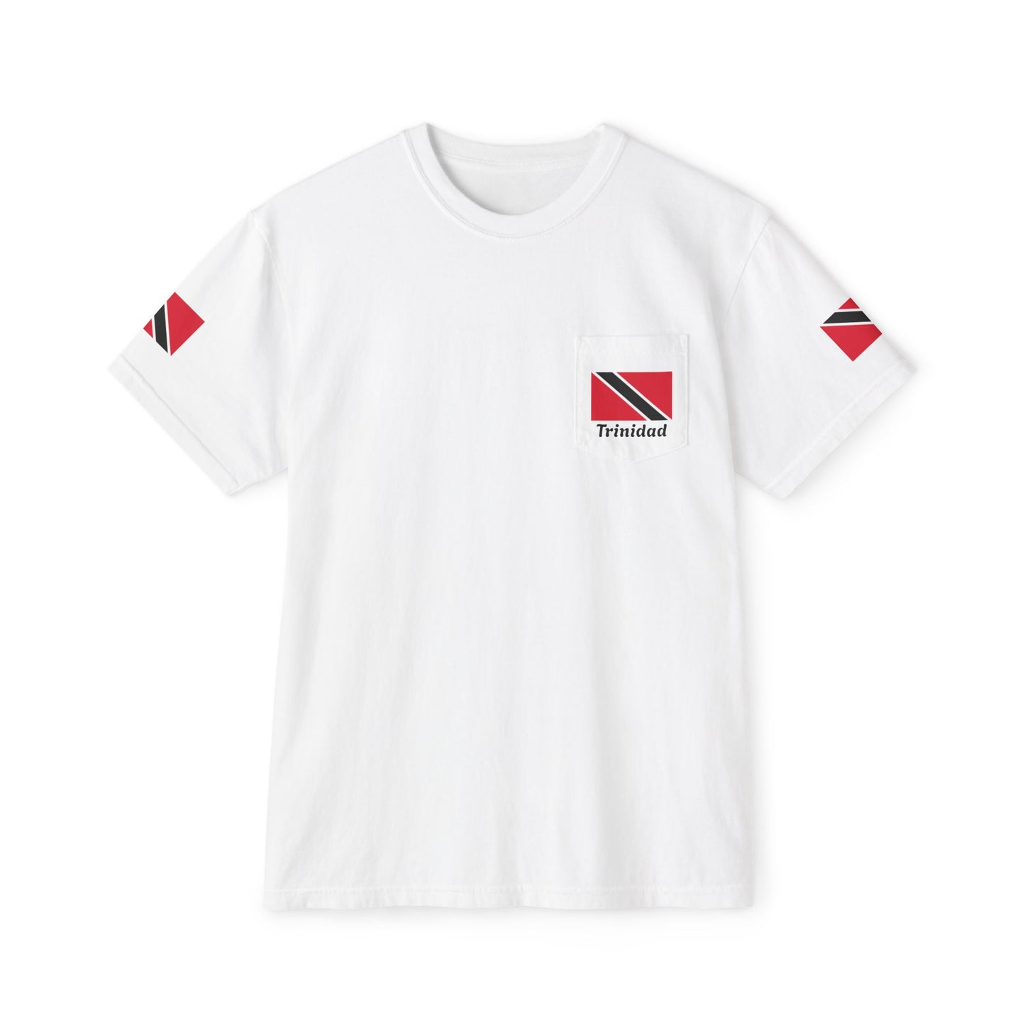 Trinidad Unisex Garment-Dyed Pocket T-Shirt