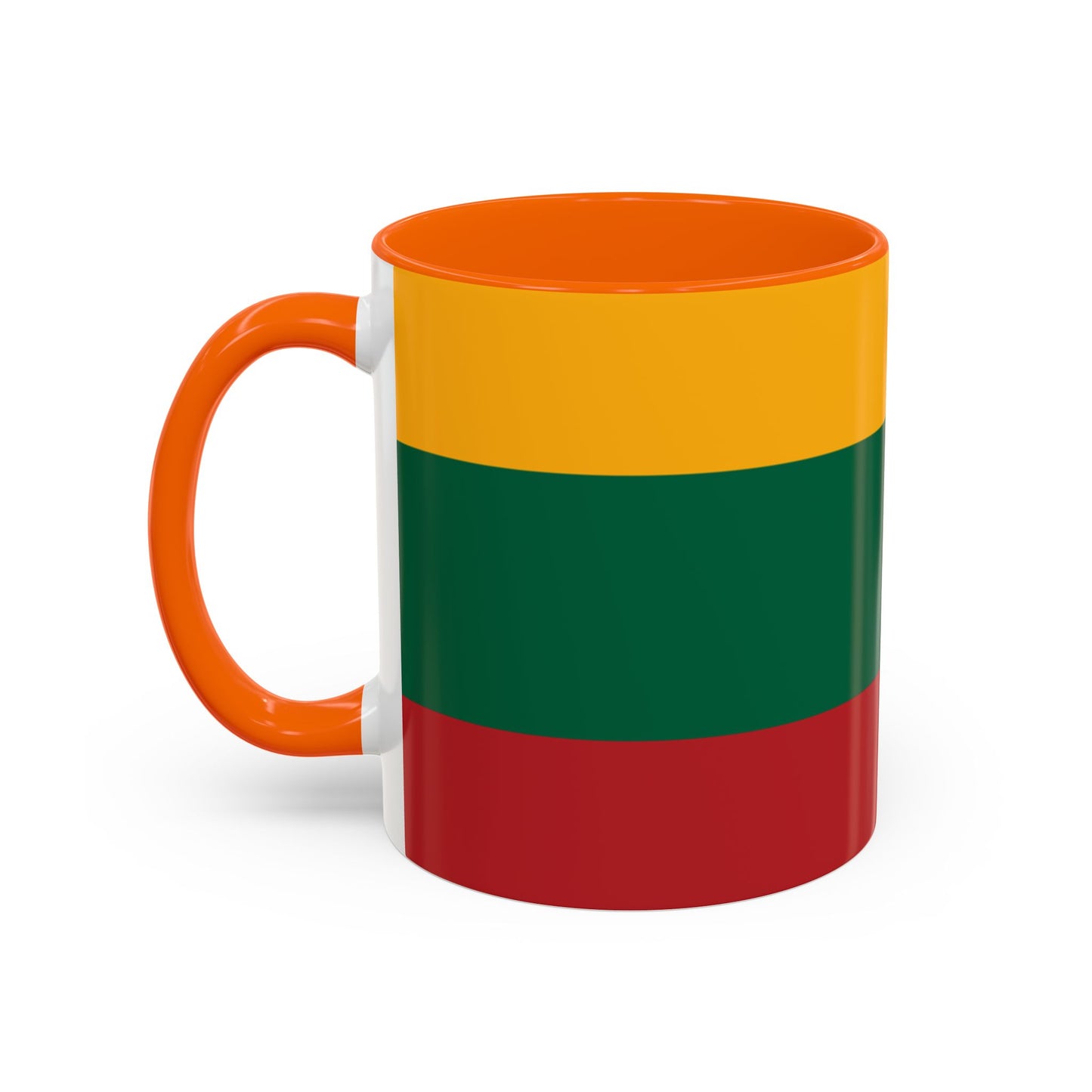 Lithuanian Flag Coffee Mug - 11oz & 15oz Accent Mugs