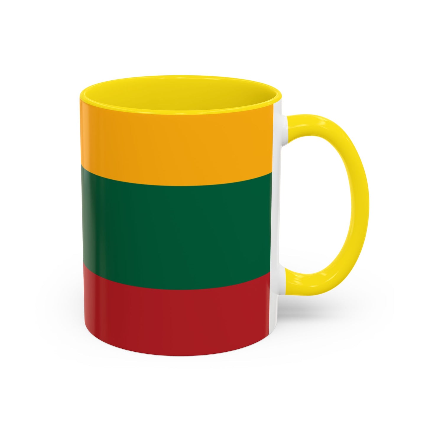 Lithuanian Flag Coffee Mug - 11oz & 15oz Accent Mugs