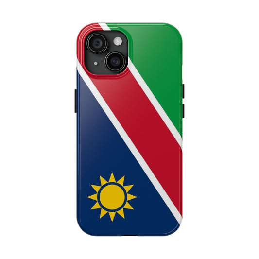 Namibia Flag Tough Phone Case - Durable Protection for Adventurers