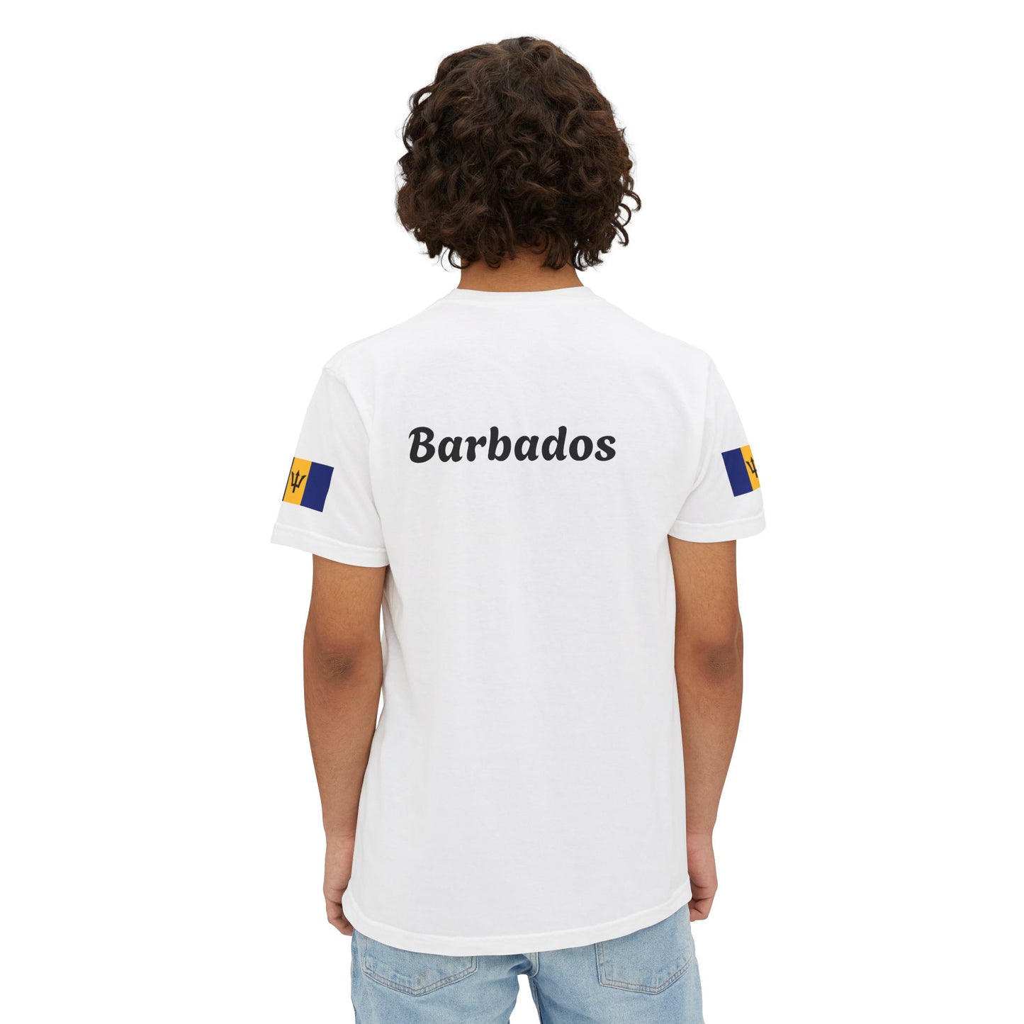 Barbados Unisex Garment-Dyed Pocket T-Shirt