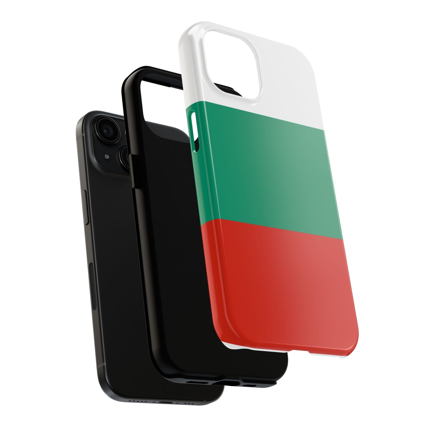 Stylish Tough Phone Case - Bulgaria Flag Design