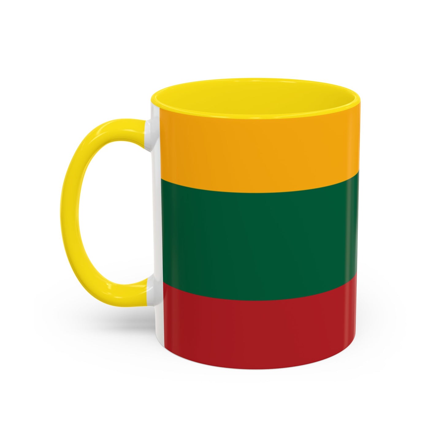 Lithuanian Flag Coffee Mug - 11oz & 15oz Accent Mugs