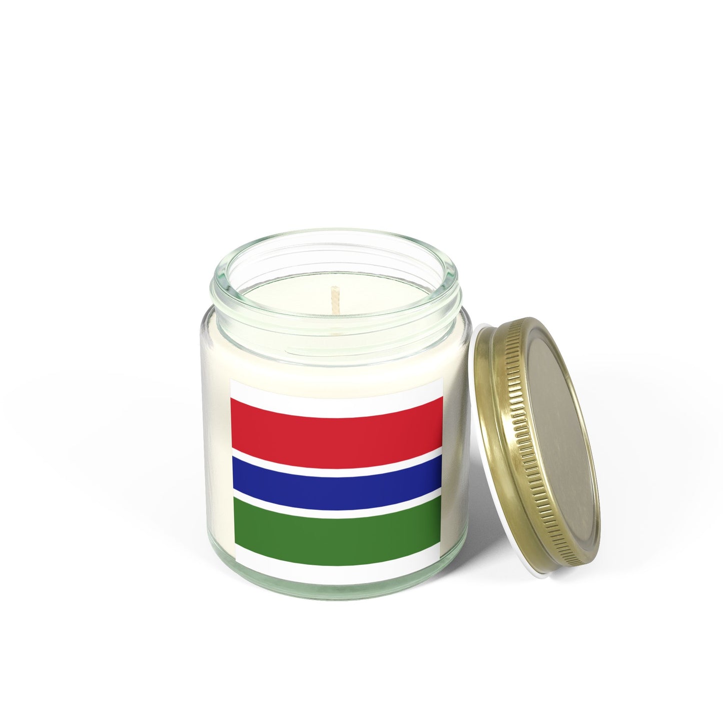 Gambia Scented Candles, Coconut Apricot Wax (4oz, 9oz)