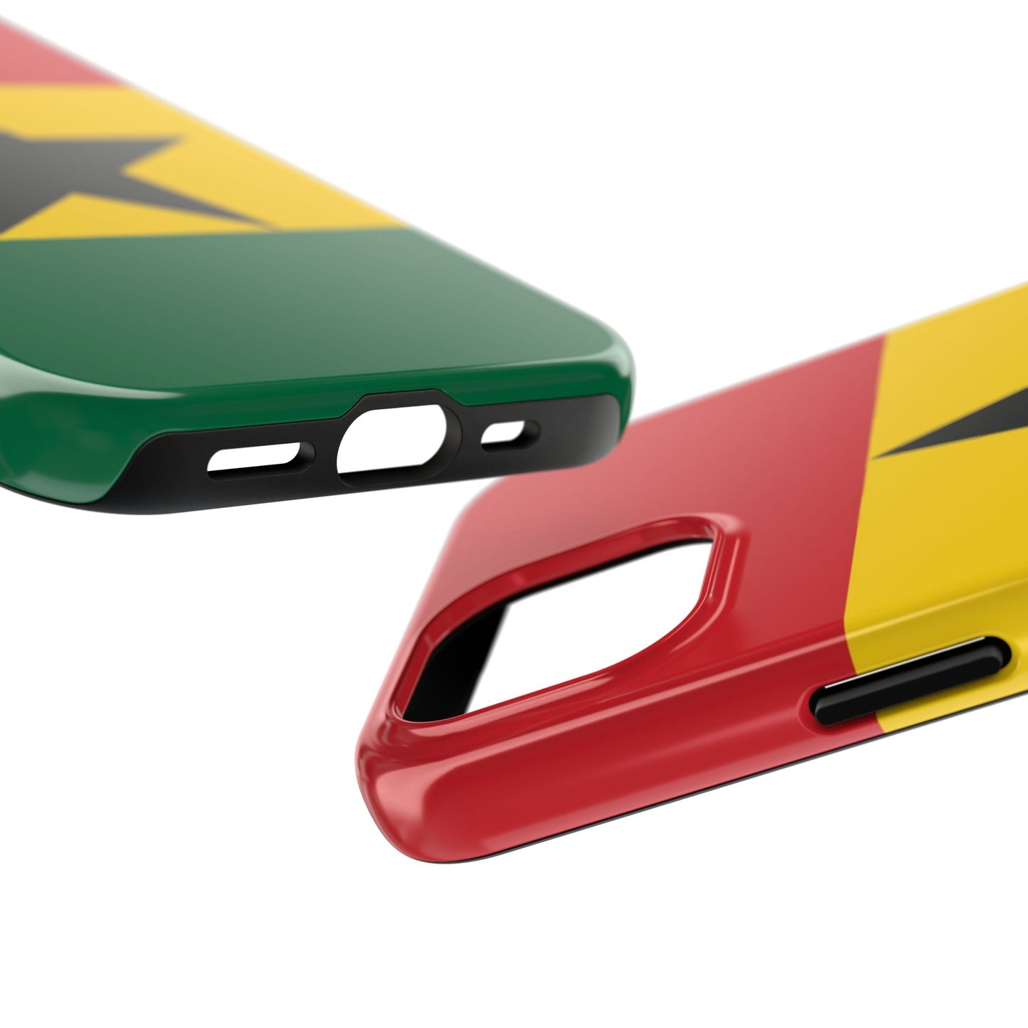 Ghana Flag Tough Phone Case - Durable Protection for Proud Ghanaians