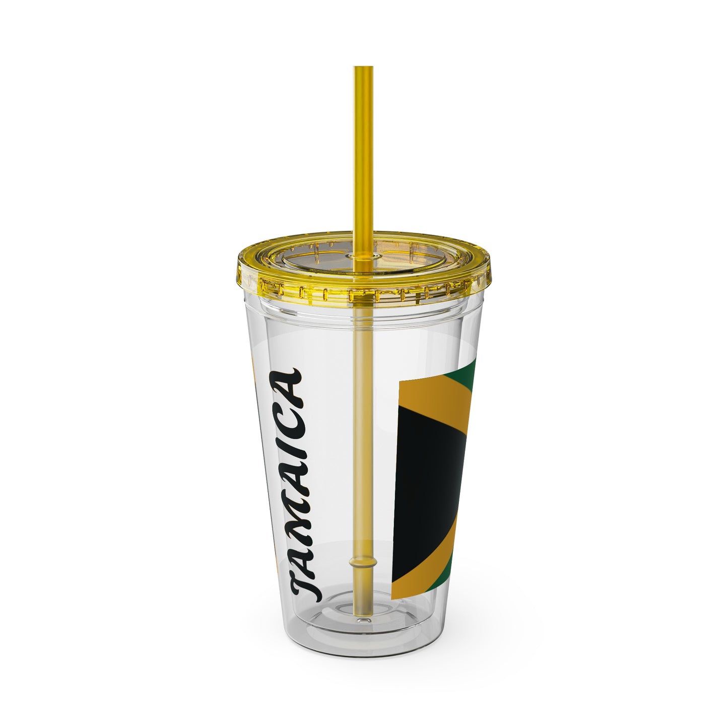 Jamaica Sunsplash Tumbler with Straw, 16oz