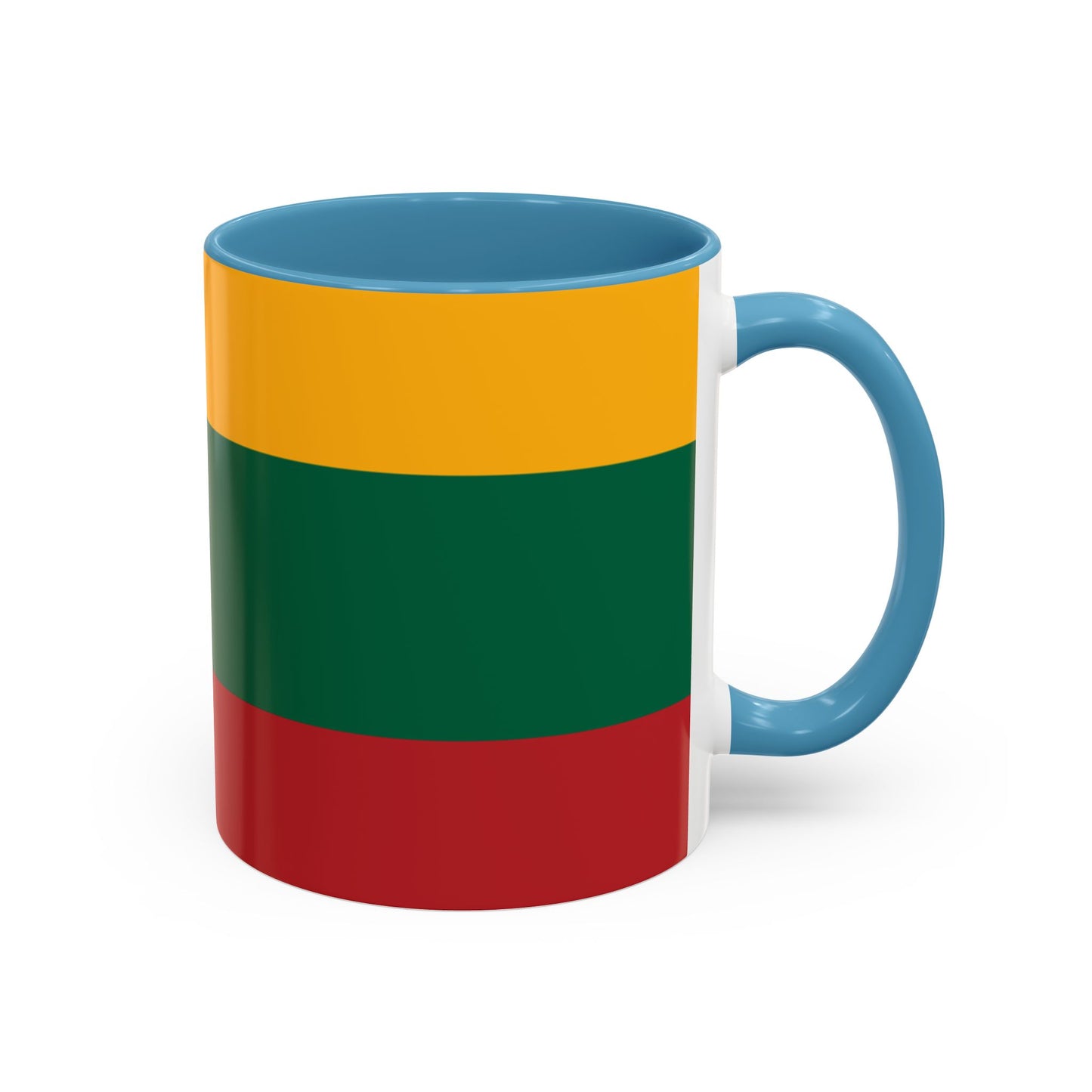 Lithuanian Flag Coffee Mug - 11oz & 15oz Accent Mugs