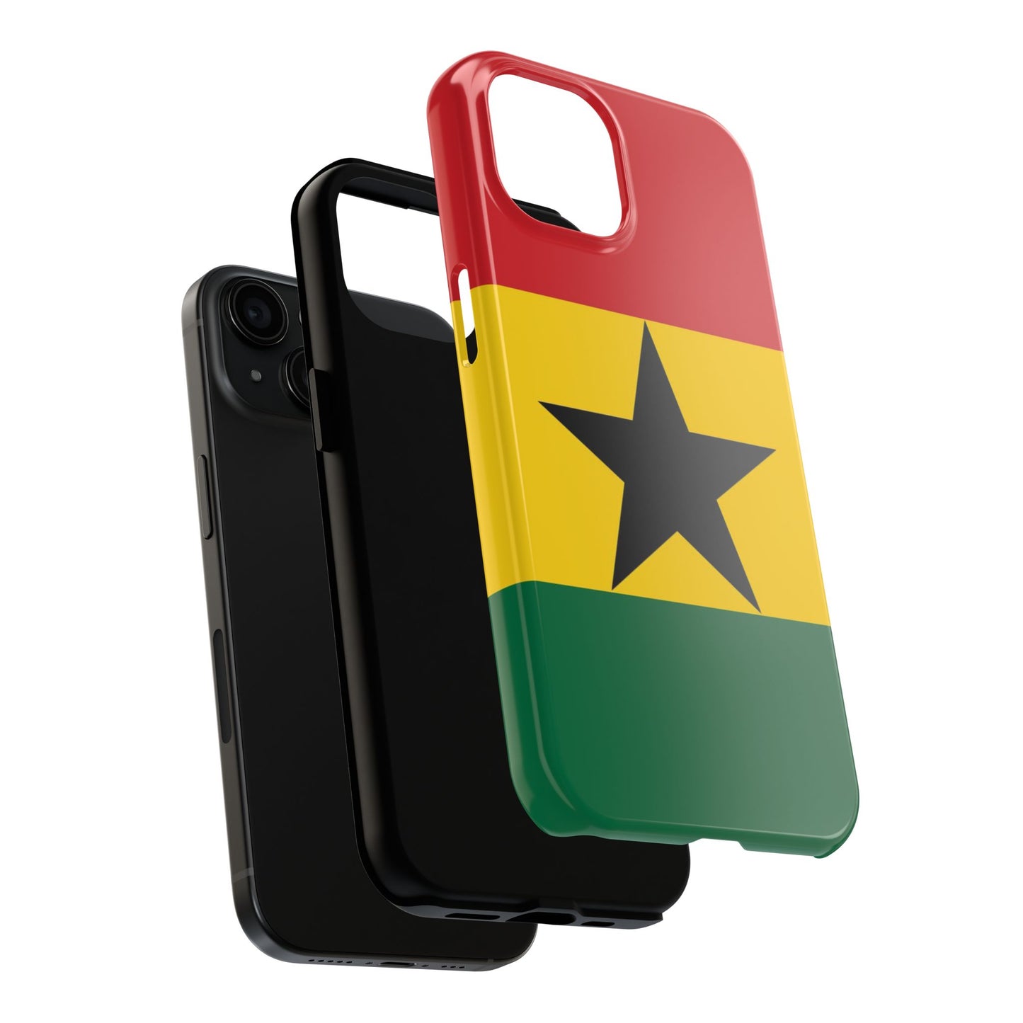 Ghana Flag Tough Phone Case - Durable Protection for Proud Ghanaians