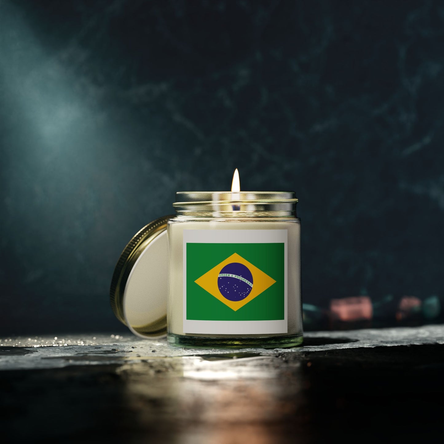 Brazilian Scented Candles, Coconut Apricot Wax (4oz, 9oz)