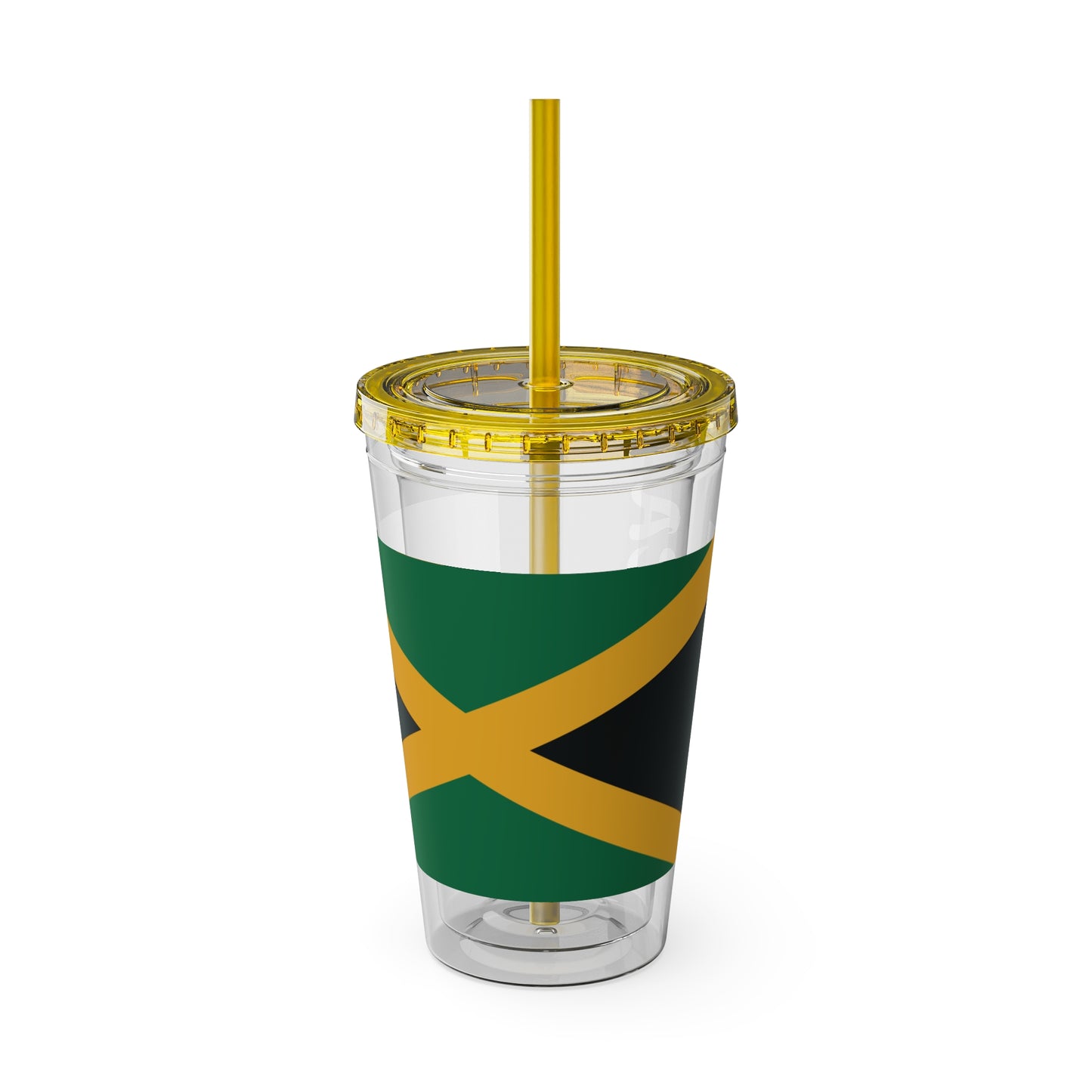 Jamaica Sunsplash Tumbler with Straw, 16oz