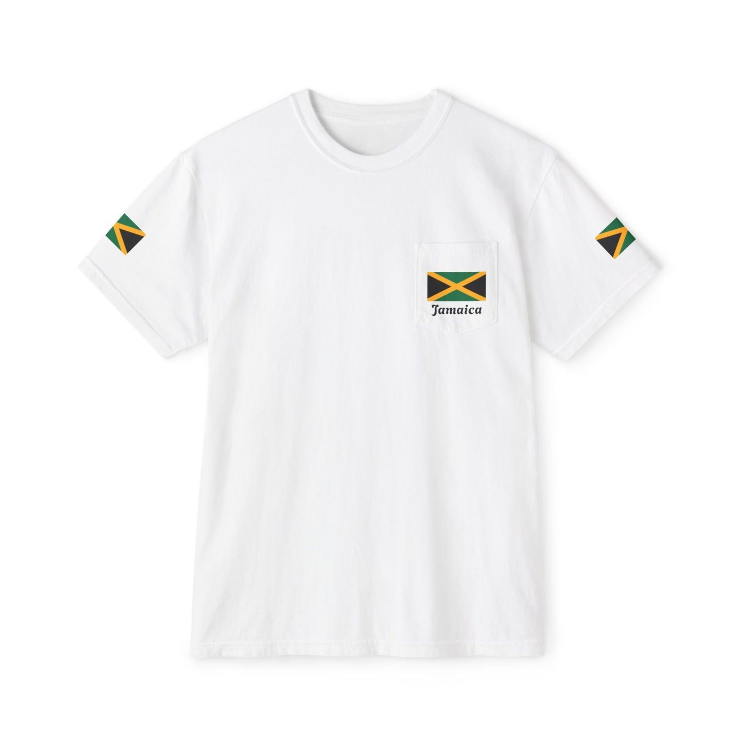 Jamacia Unisex Garment-Dyed Pocket T-Shirt